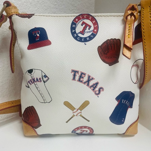 Dooney & Bourke Texas Rangers Bag - White and Tan - Picture 2 of 3